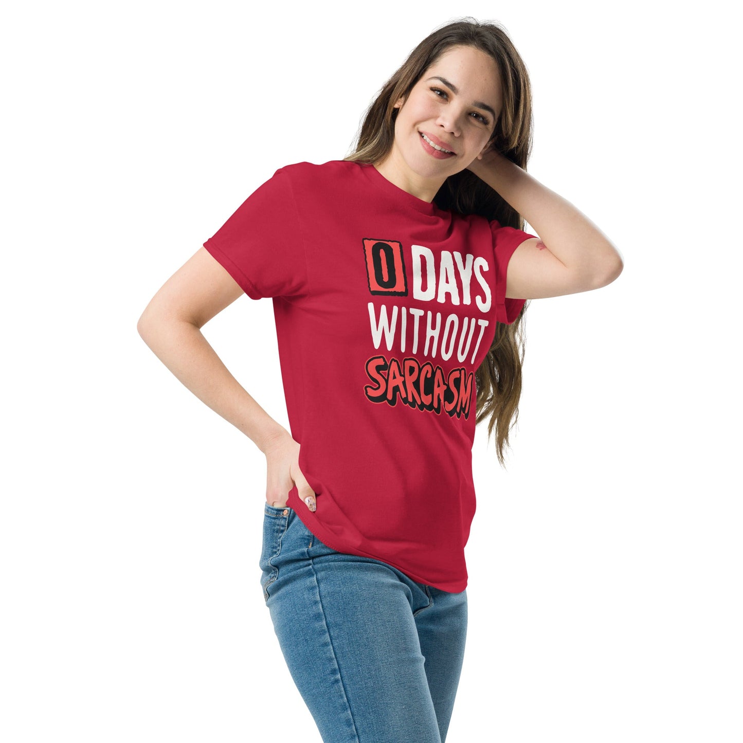 0 Days Without Sarcasm | Funny T-Shirt - T-Shirts Online
