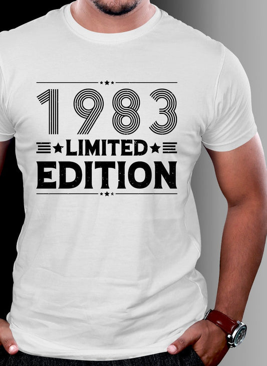 1983 Limited Edition | Birthday T-Shirt - Royal - T-Shirts Online