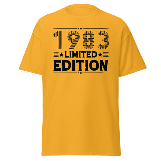 1983 Limited Edition | Birthday T-Shirt - Gold - T-Shirts Online