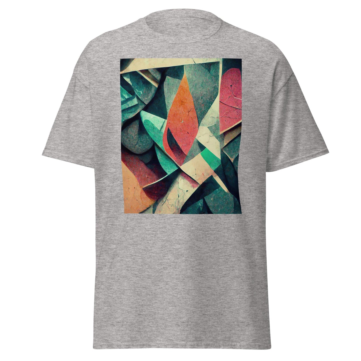 Abstract Art | Abstract T-Shirt - Sport Grey - T-Shirts Online