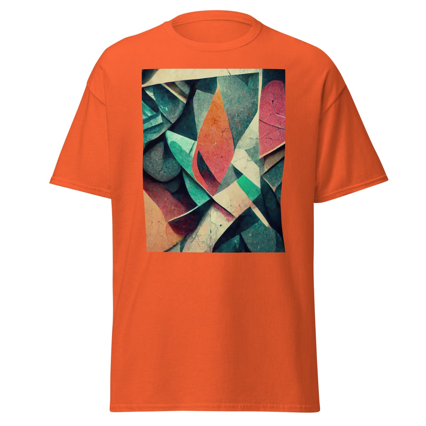 Abstract Art | Abstract T-Shirt - Orange - T-Shirts Online