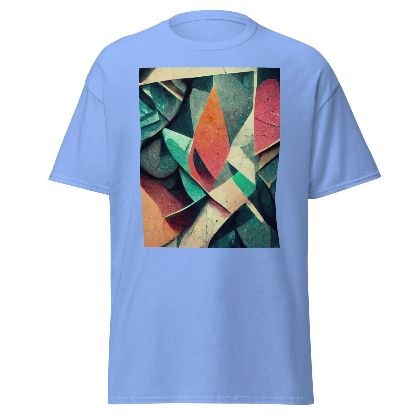 Abstract Art | Abstract T-Shirt - Carolina Blue - T-Shirts Online