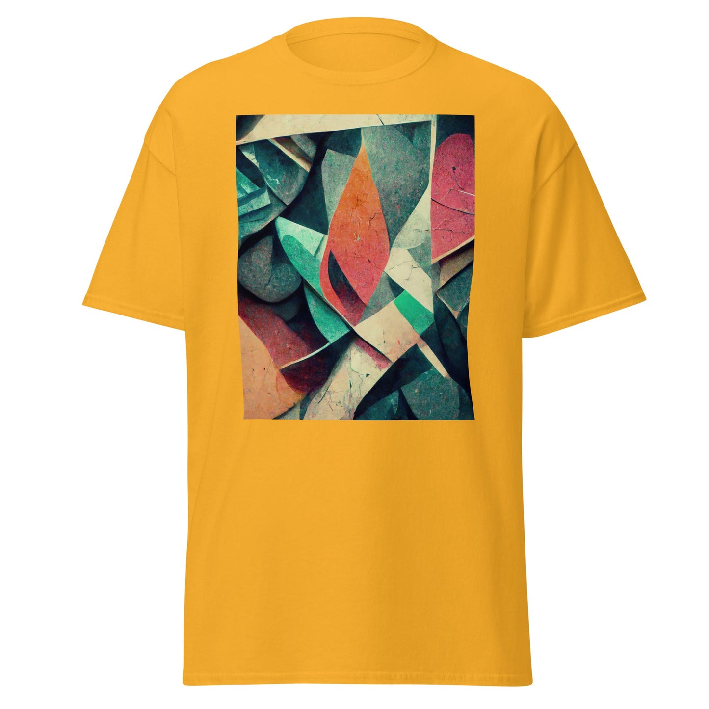 Abstract Art | Abstract T-Shirt - Gold - T-Shirts Online