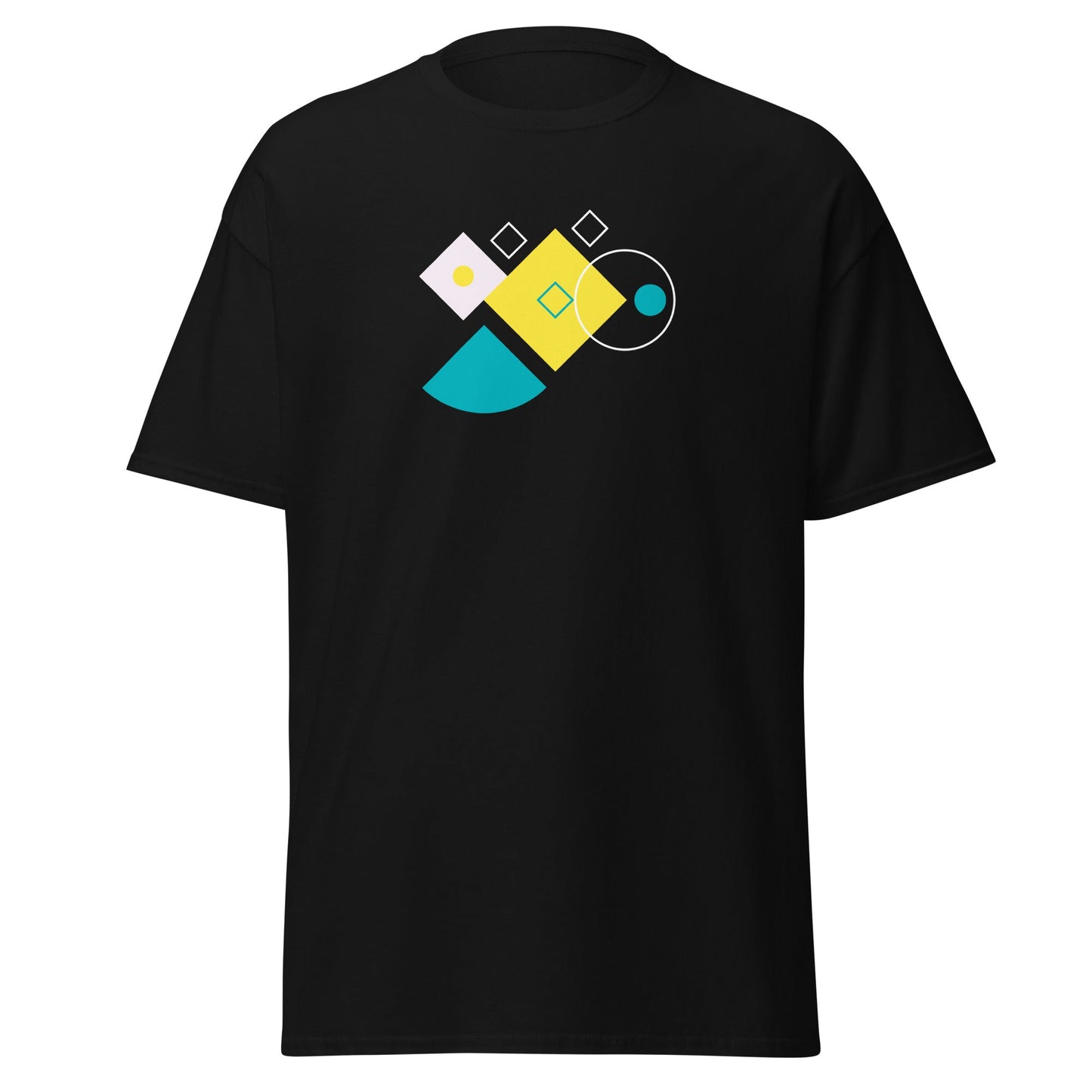 Abstract Geometry | Abstract T-Shirt - Black - T-Shirts Online
