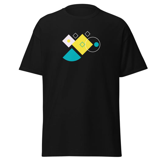 Abstract Geometry | Abstract T-Shirt - Black - T-Shirts Online