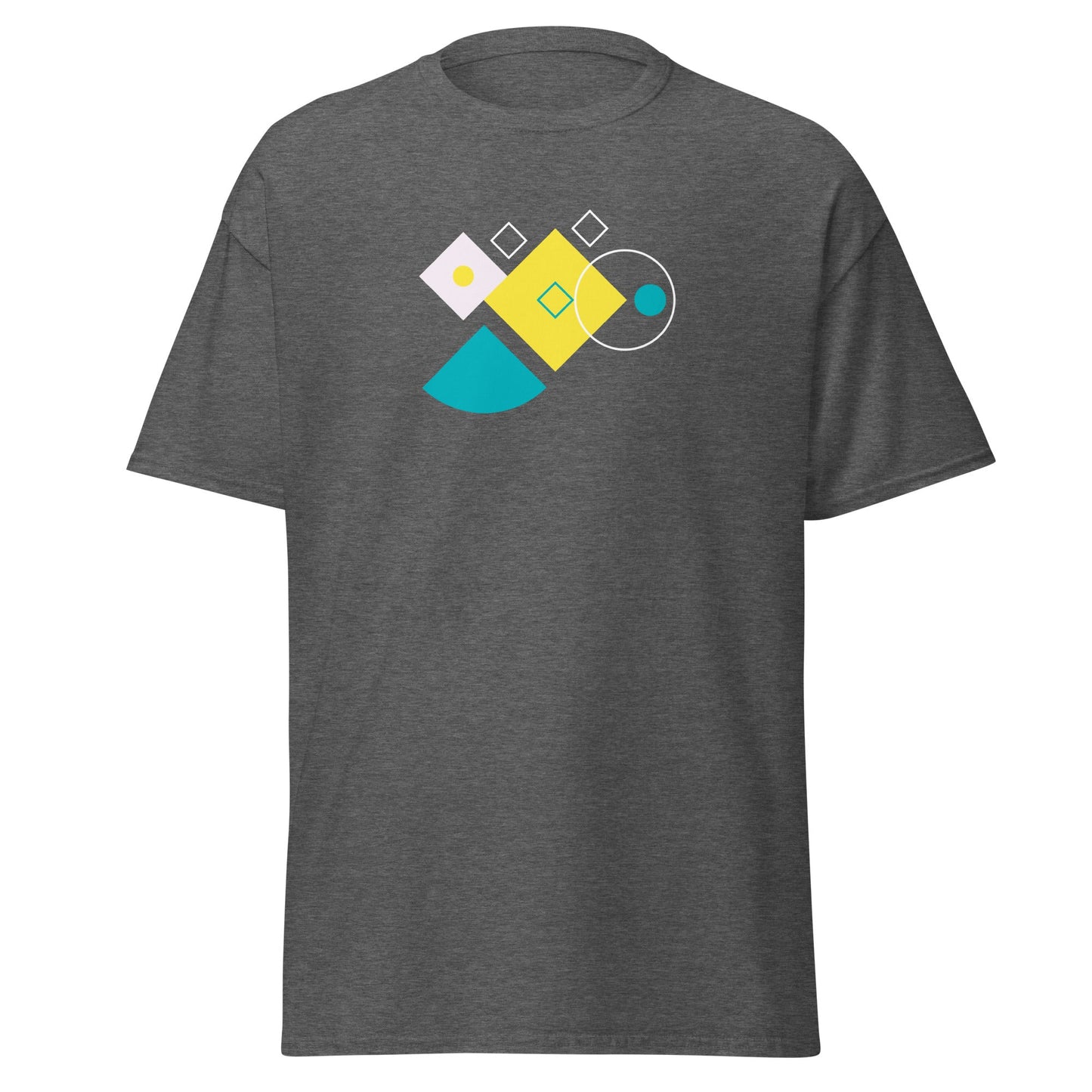 Abstract Geometry | Abstract T-Shirt - Dark Heather - T-Shirts Online