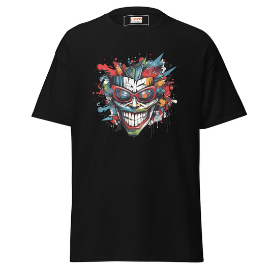 Abstract Joker | Geo T-Shirt - Black - T-Shirts Online