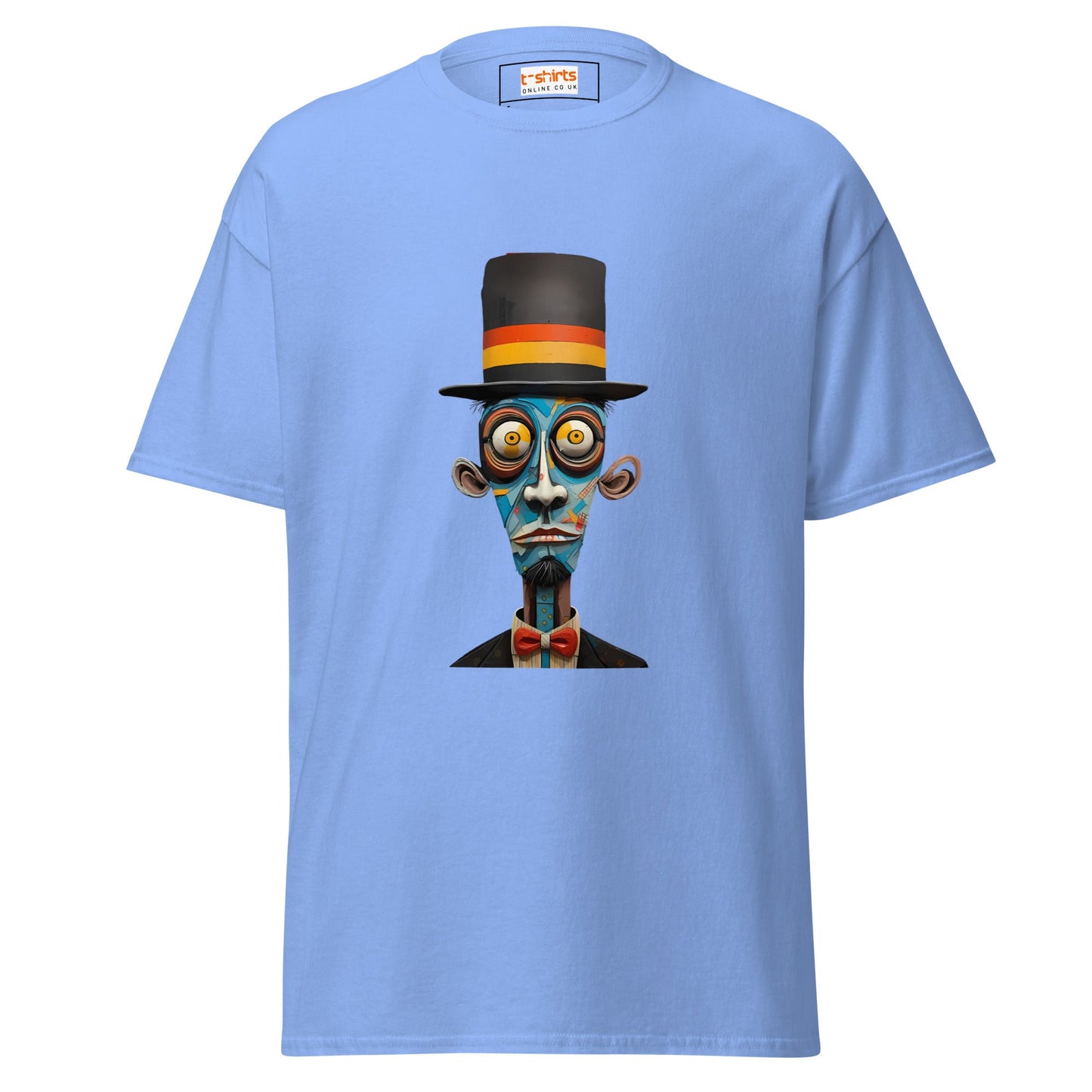 Abstract Man | Abstract Man T Shirt - Carolina Blue - T-Shirts Online