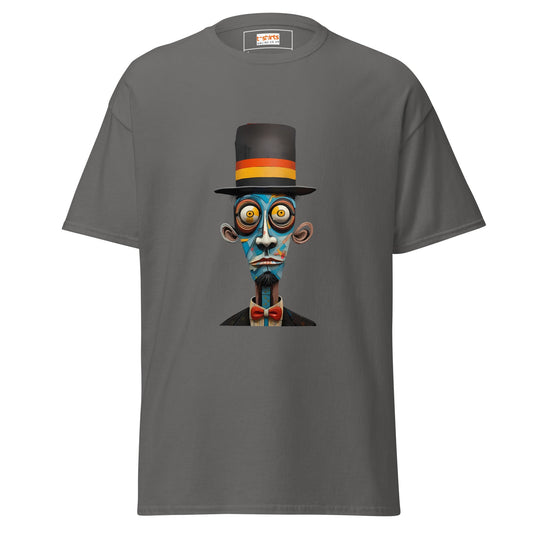 Abstract Man | Abstract Man T Shirt - Charcoal - T-Shirts Online