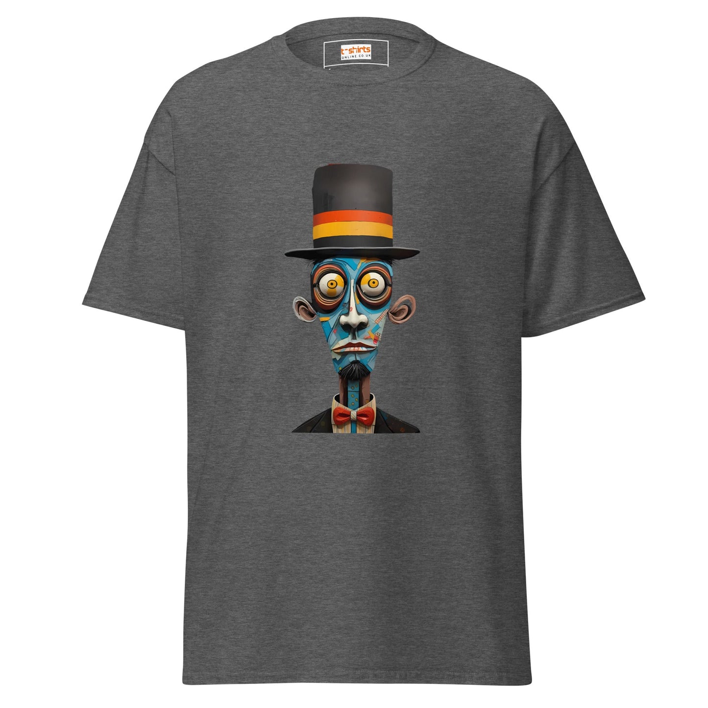 Abstract Man | Abstract Man T Shirt - Dark Heather - T-Shirts Online