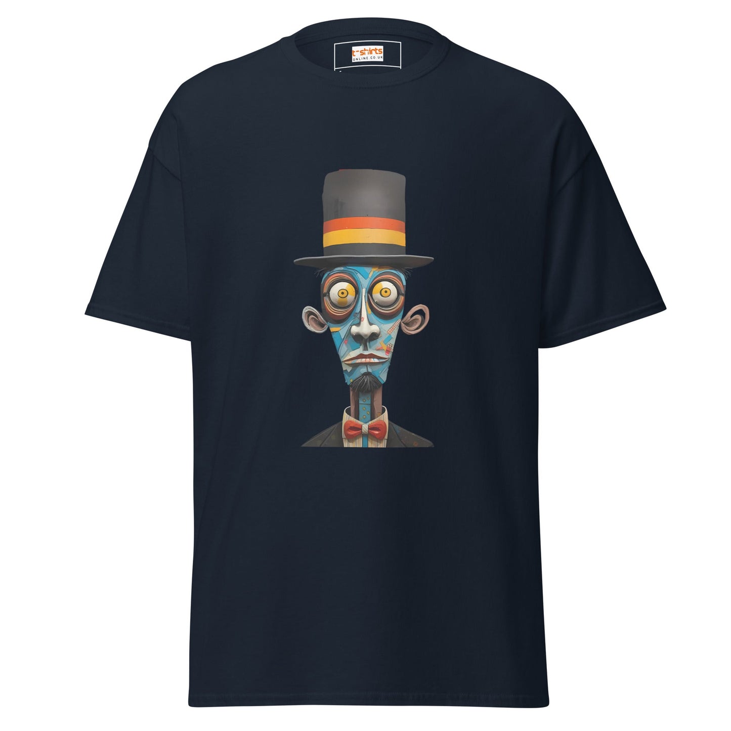 Abstract Man | Abstract Man T Shirt - Navy - T-Shirts Online