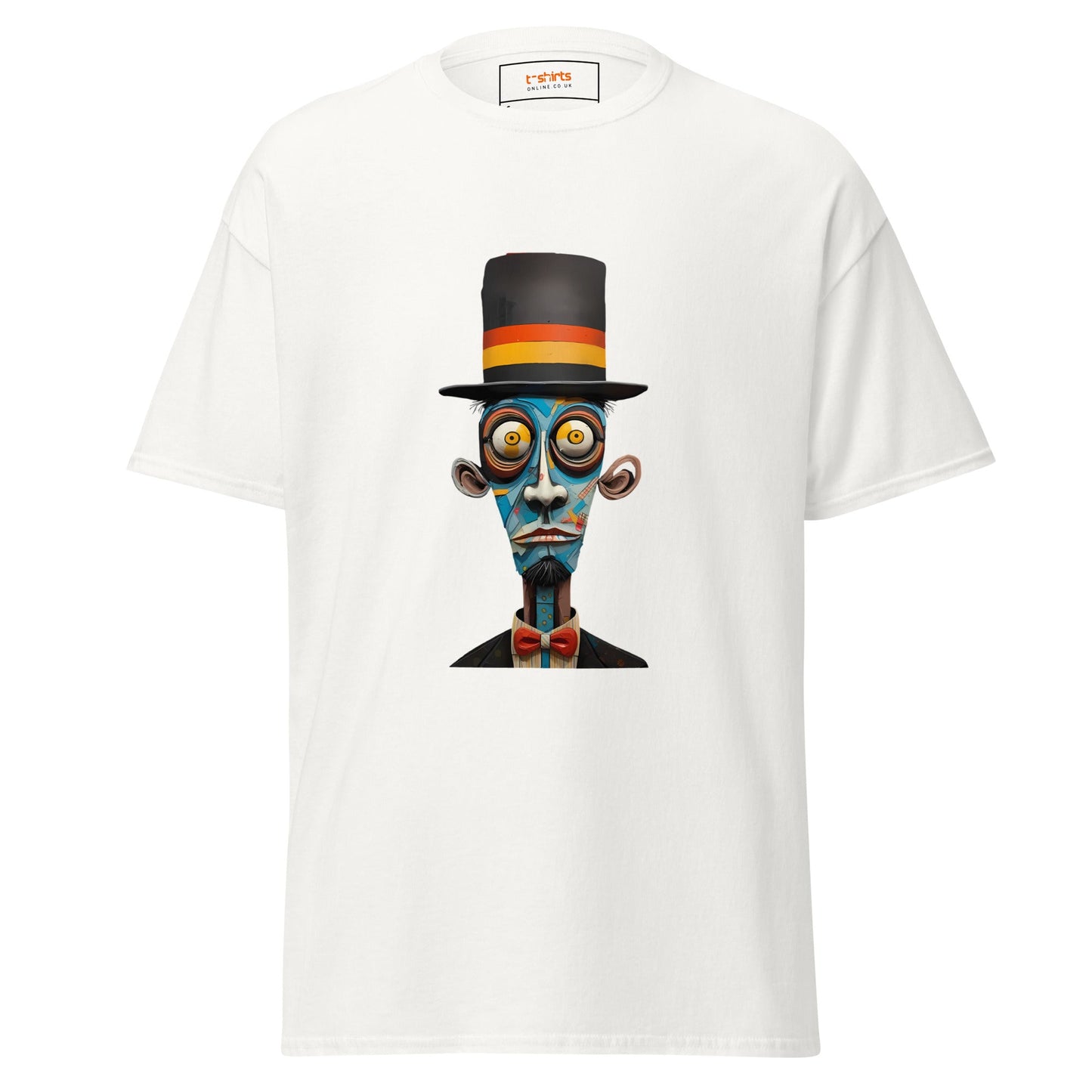 Abstract Man | Abstract Man T Shirt - White - T-Shirts Online