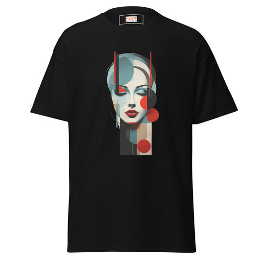Abstract Woman | Woman's T-Shirt - Black - T-Shirts Online