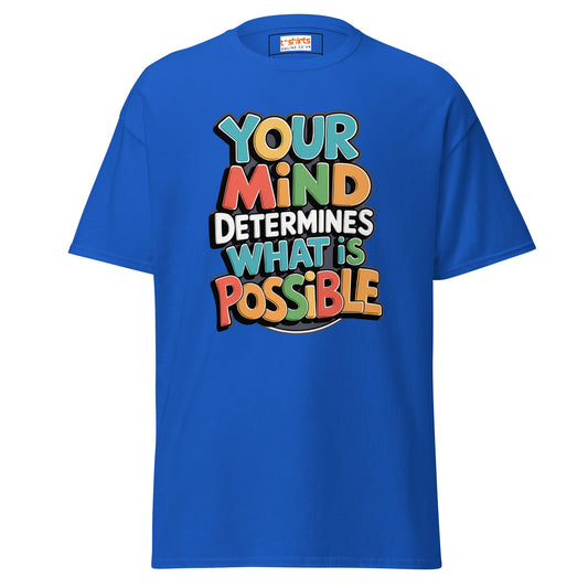 Anything is Possible | Motivational T Shirt - Royal - T-Shirts Online