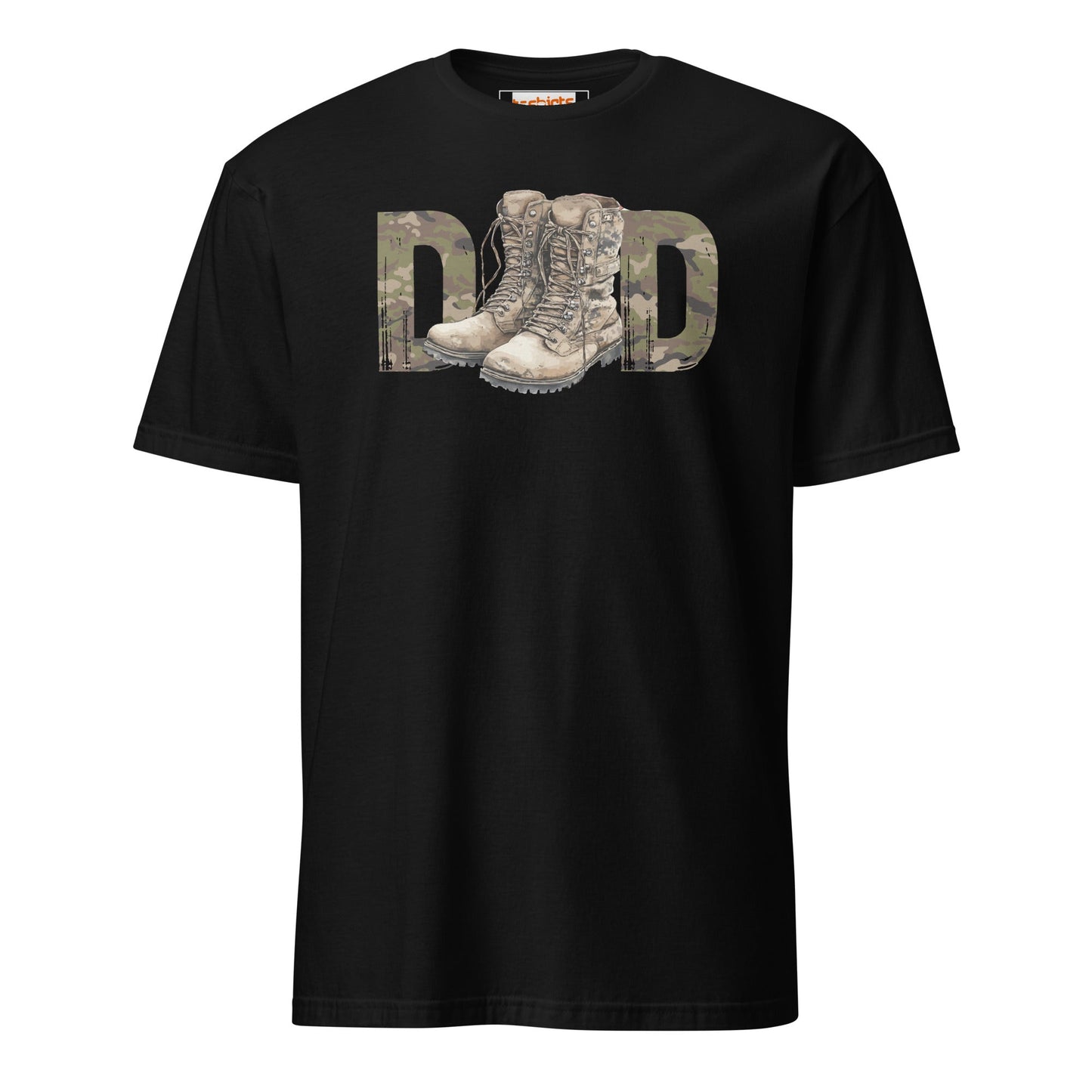 Armed Forces Dad T-Shirt | Military Father’s Day - Black - T-Shirts Online