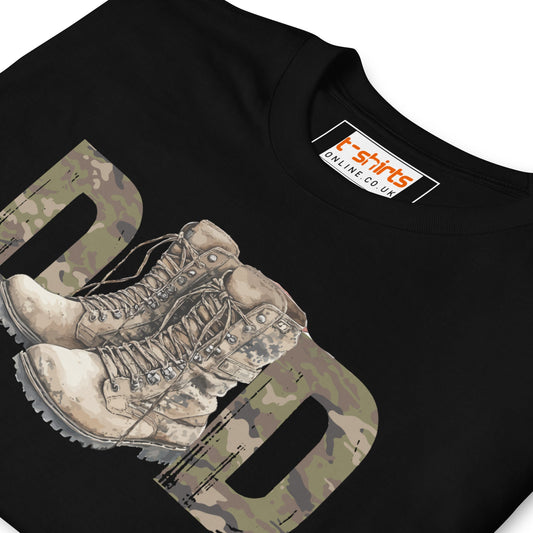Armed Forces Dad T-Shirt | Military Father’s Day - Black - T-Shirts Online