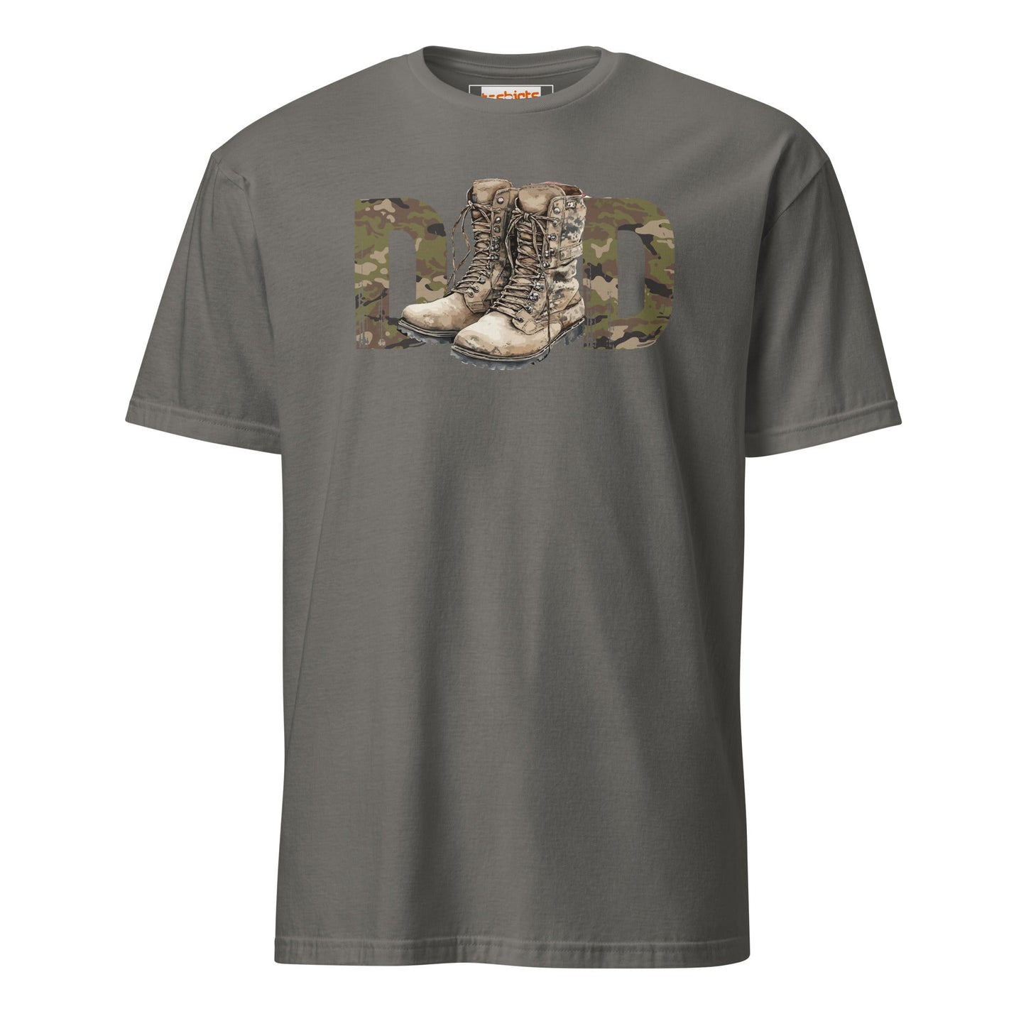 Armed Forces Dad T-Shirt | Military Father’s Day - Charcoal - T-Shirts Online