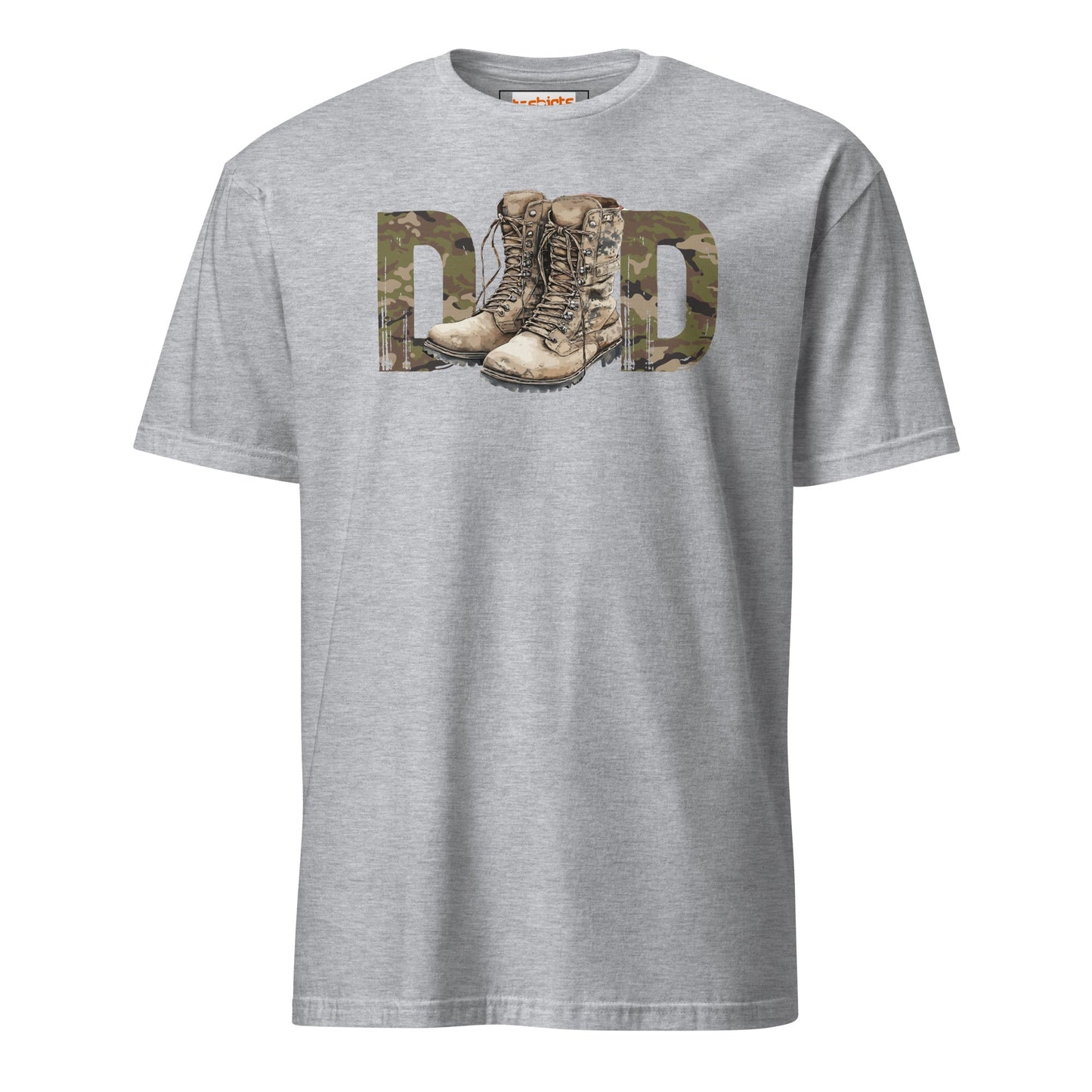 Armed Forces Dad T-Shirt | Military Father’s Day - Sport Grey - T-Shirts Online