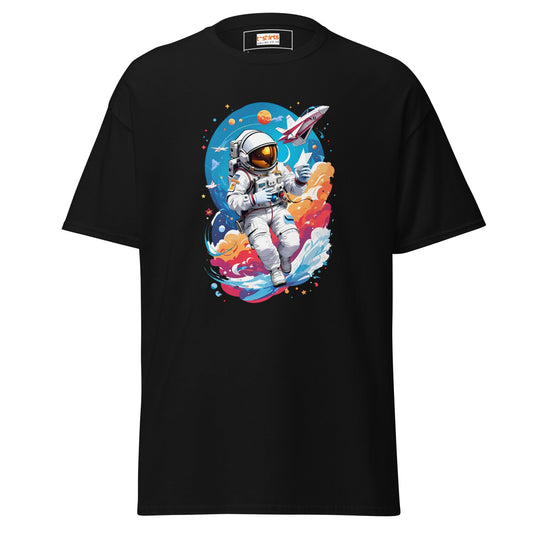 Astronaut | Space T-Shirt - Black - T-Shirts Online
