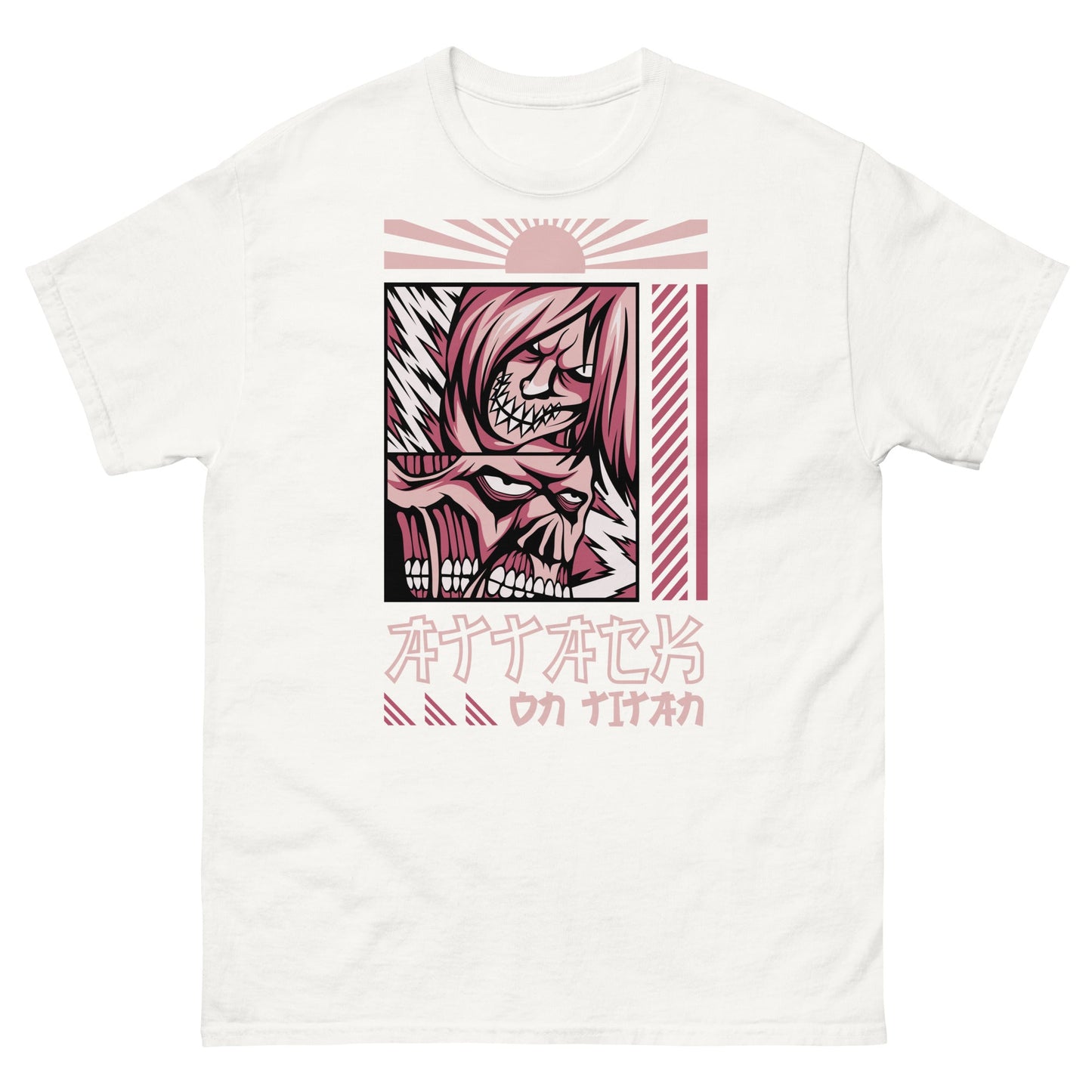 Attack On Titan | Anime T-Shirt - White - T-Shirts Online