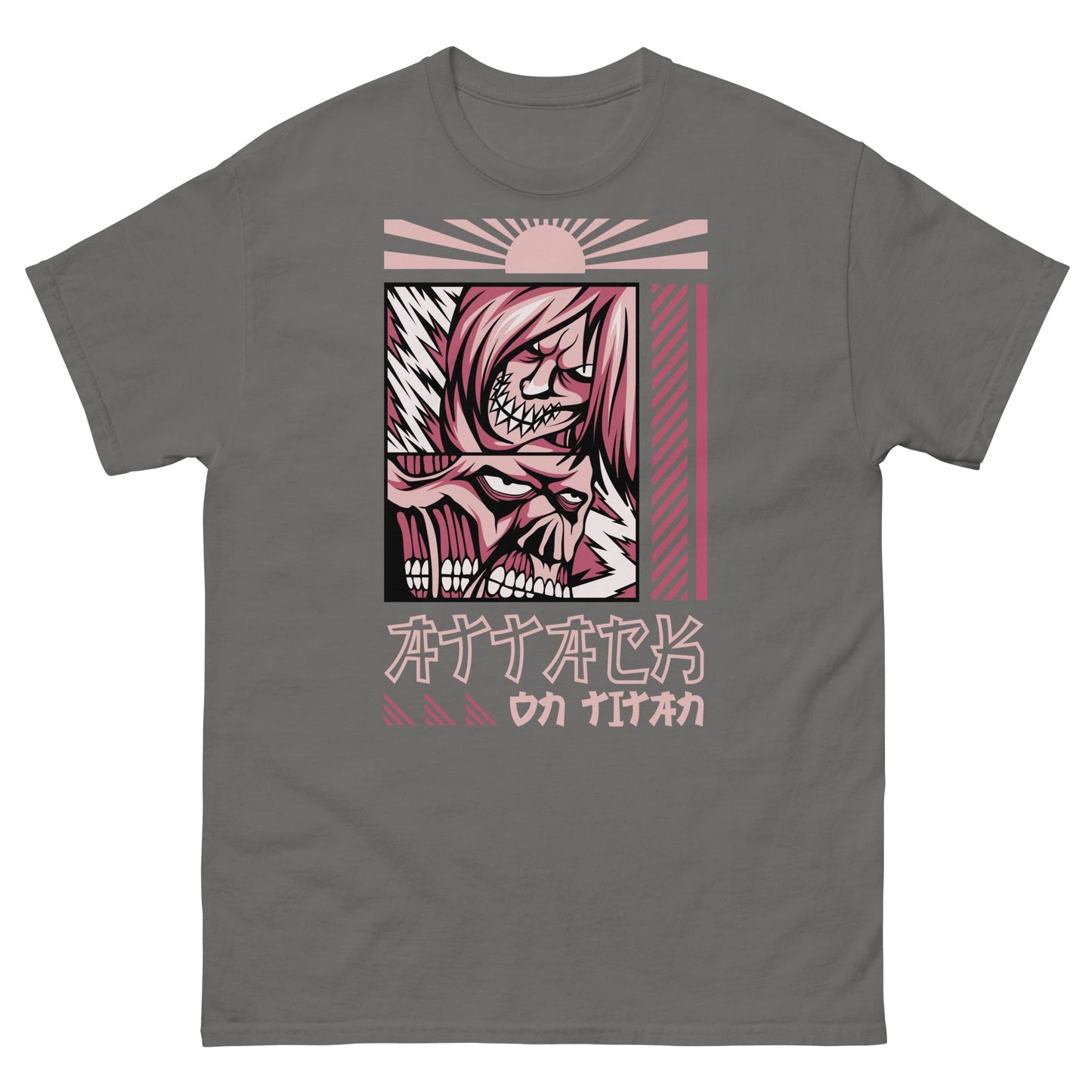 Attack On Titan | Anime T-Shirt - Charcoal - T-Shirts Online