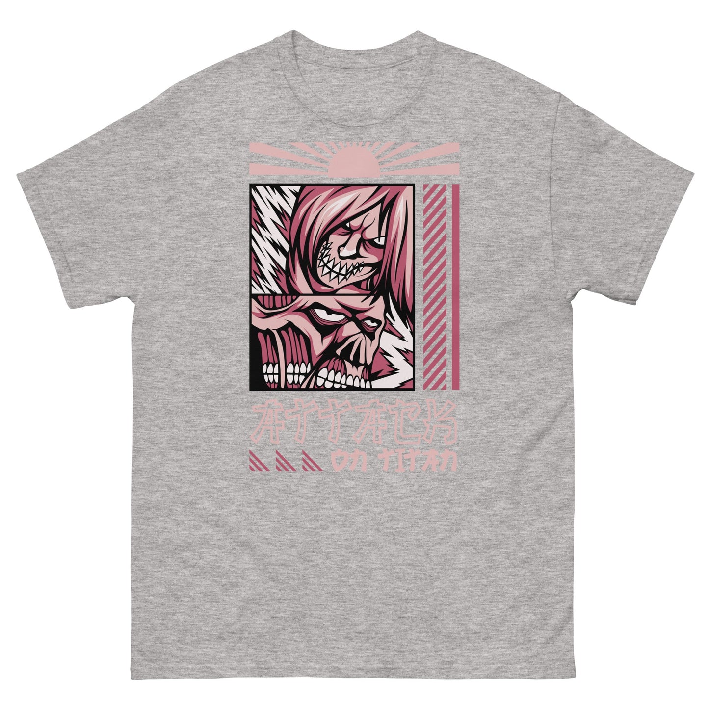 Attack On Titan | Anime T-Shirt - Sport Grey - T-Shirts Online