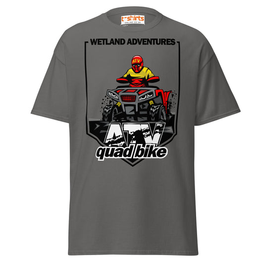 ATV Quad Bike T-Shirt – Extreme Off - Road Rider Tee - Charcoal - T-Shirts Online