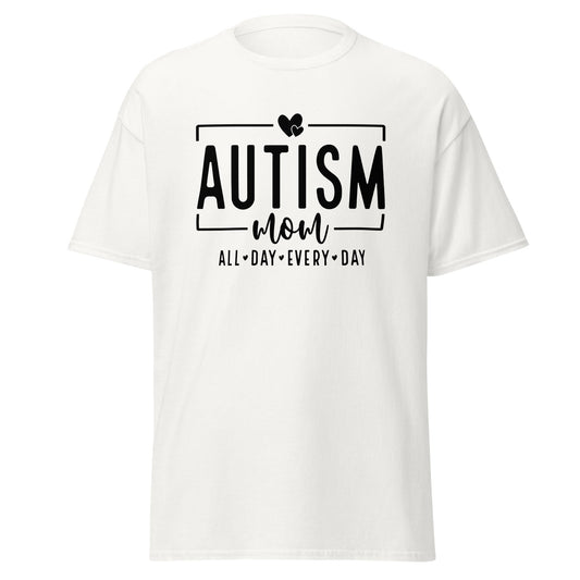 Autism Mom | Autism T-Shirt - White - T-Shirts Online