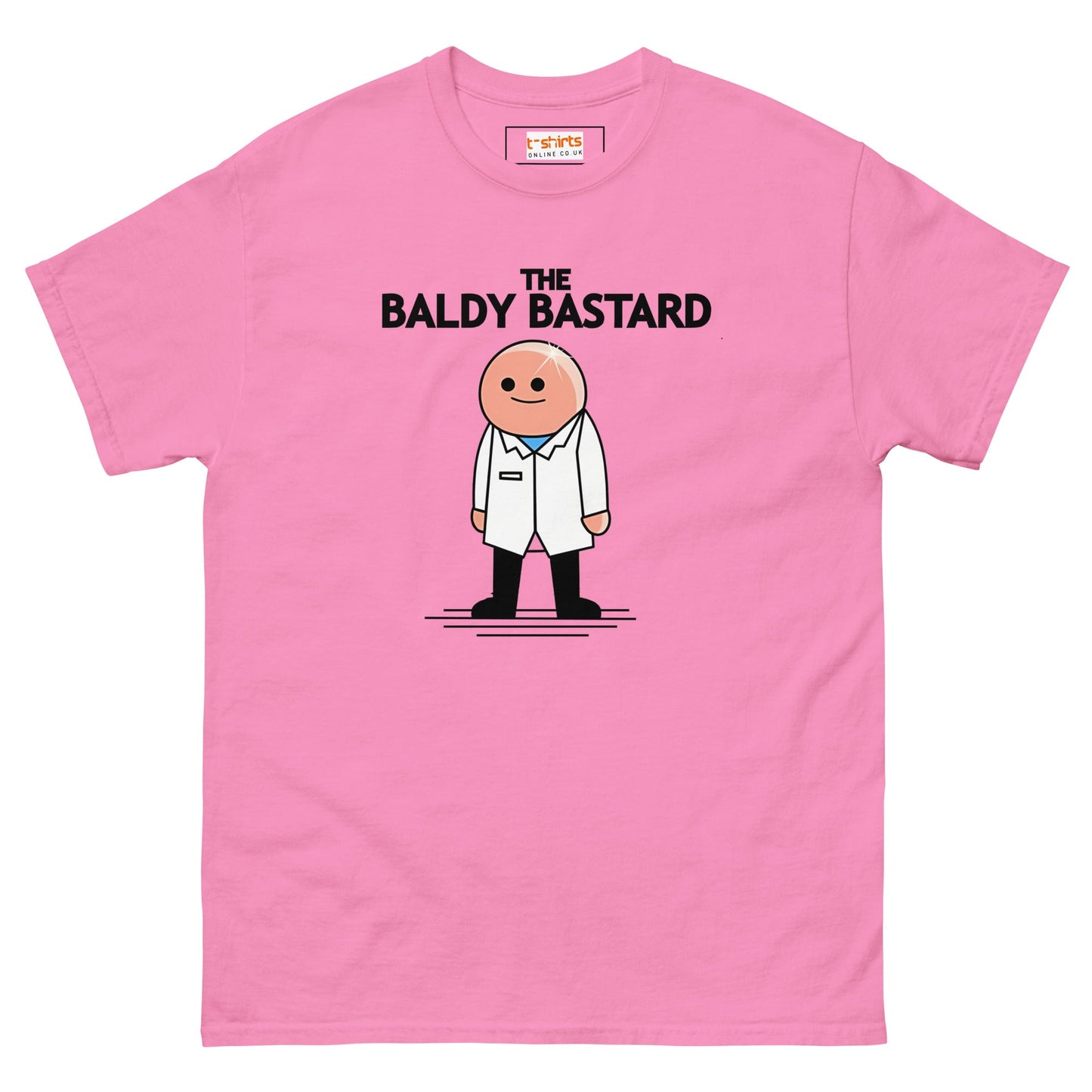 Baldy B#stard T-Shirt | Funny Mr Men Shirt - Azalea - T-Shirts Online