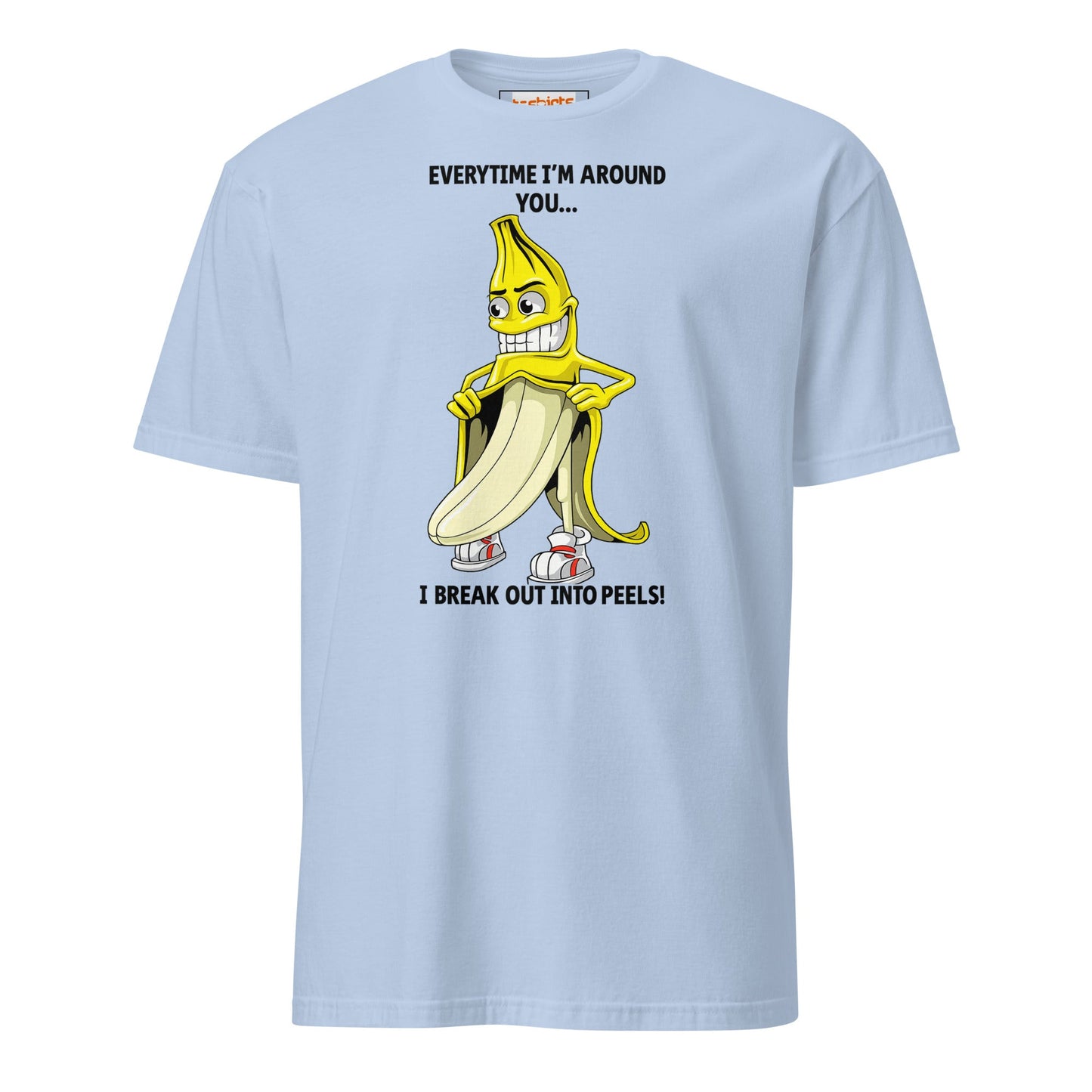 Banana Peels T-Shirt | Funny Tee - Light Blue - T-Shirts Online