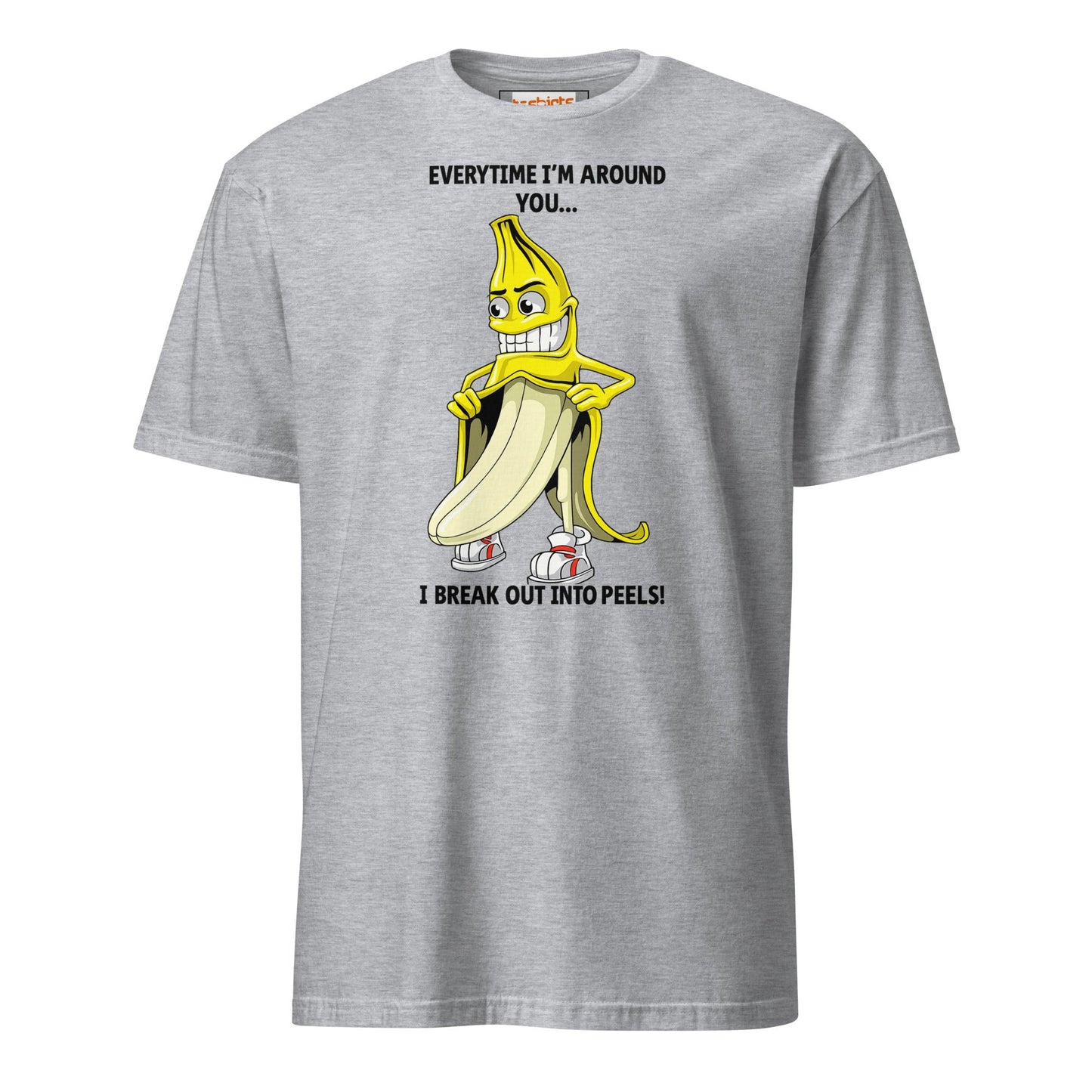 Banana Peels T-Shirt | Funny Tee - Sport Grey - T-Shirts Online