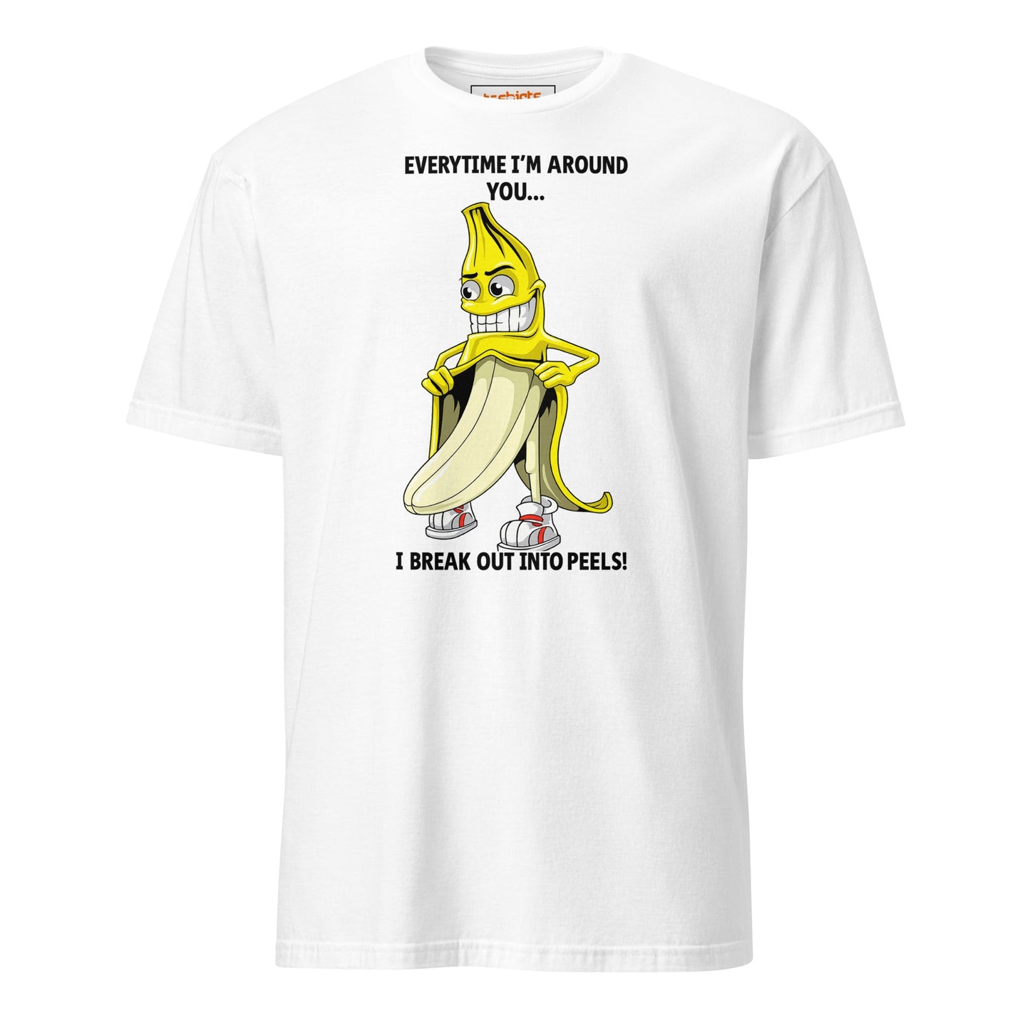 Banana Peels T-Shirt | Funny Tee - White - T-Shirts Online