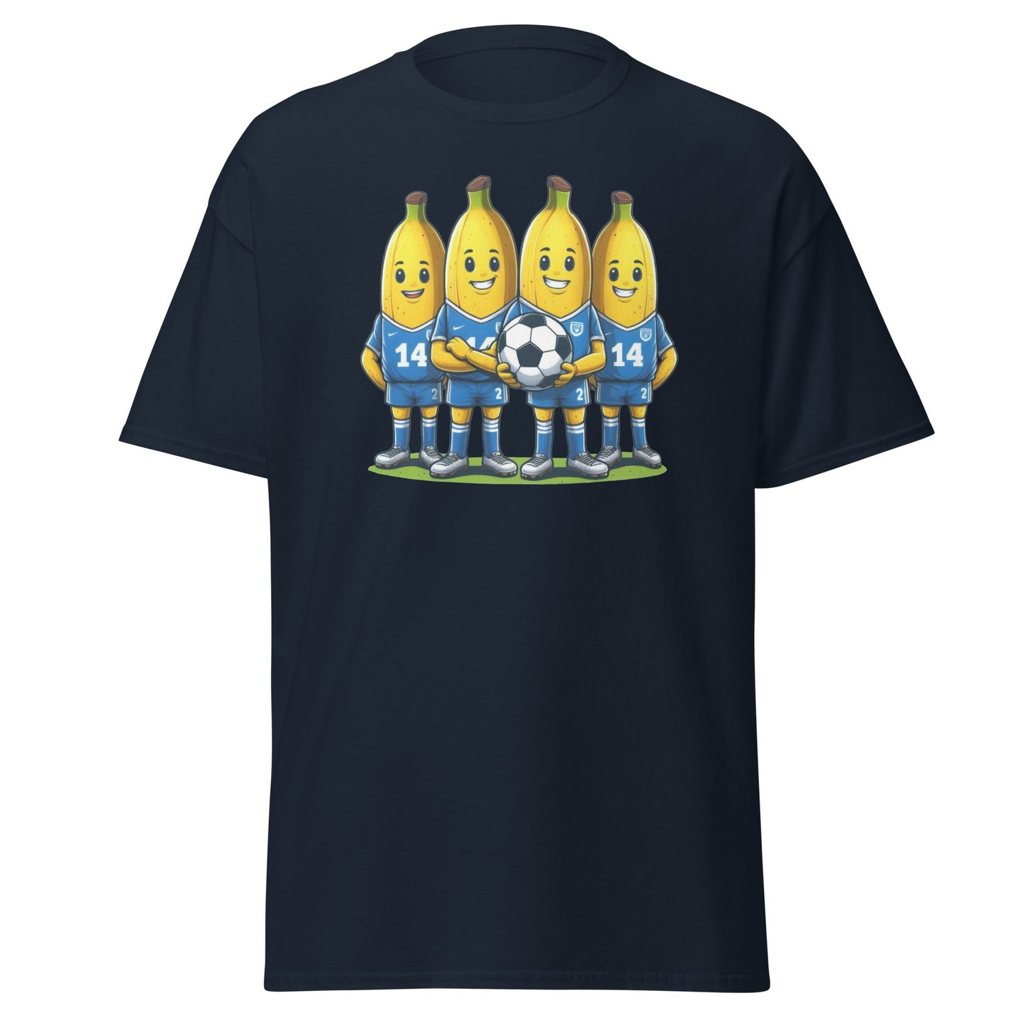 Banana Soccer | Football T-Shirt - Navy - T-Shirts Online