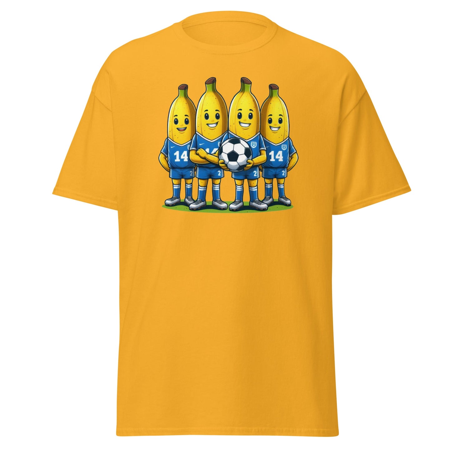 Banana Soccer | Football T-Shirt - Gold - T-Shirts Online