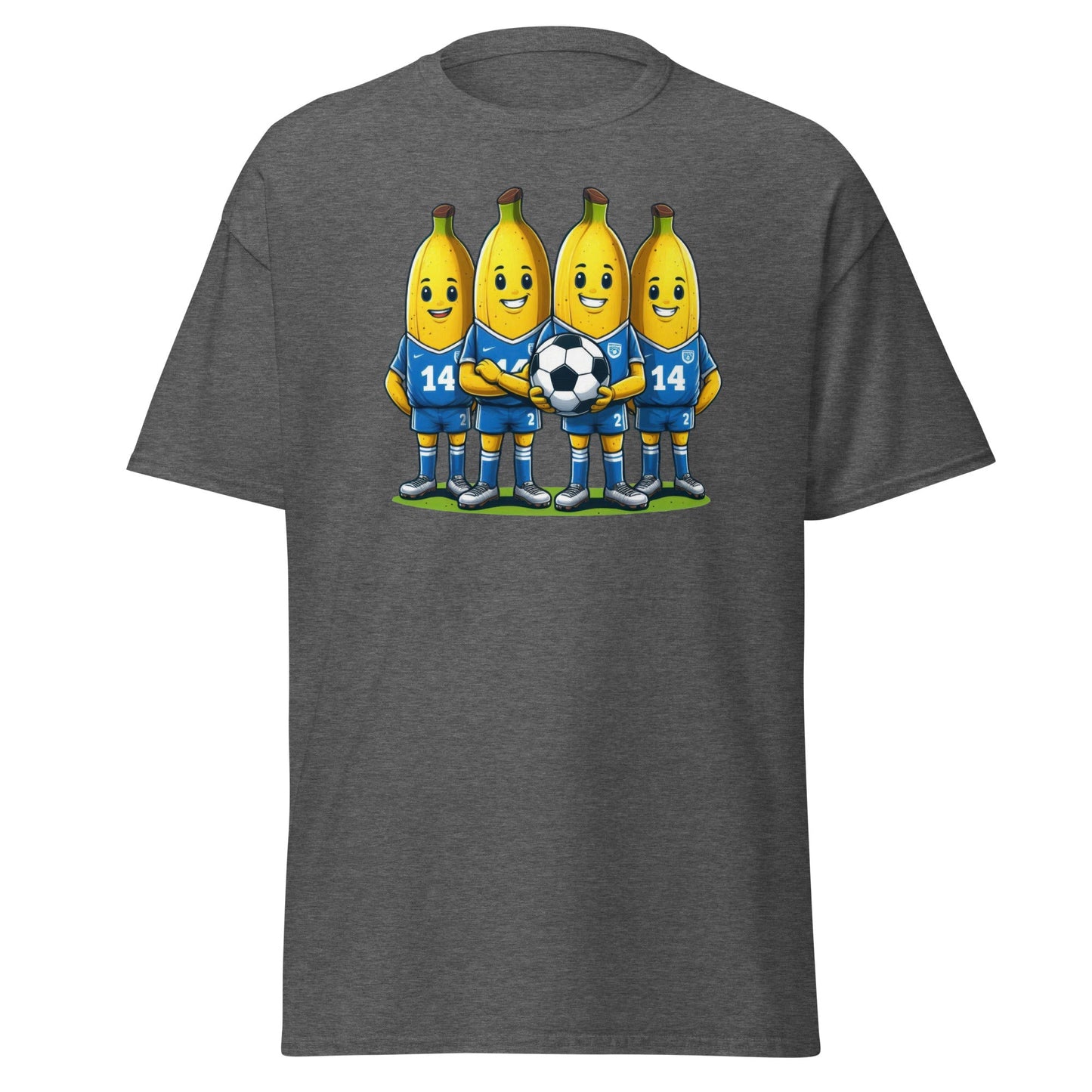 Banana Soccer | Football T-Shirt - Dark Heather - T-Shirts Online