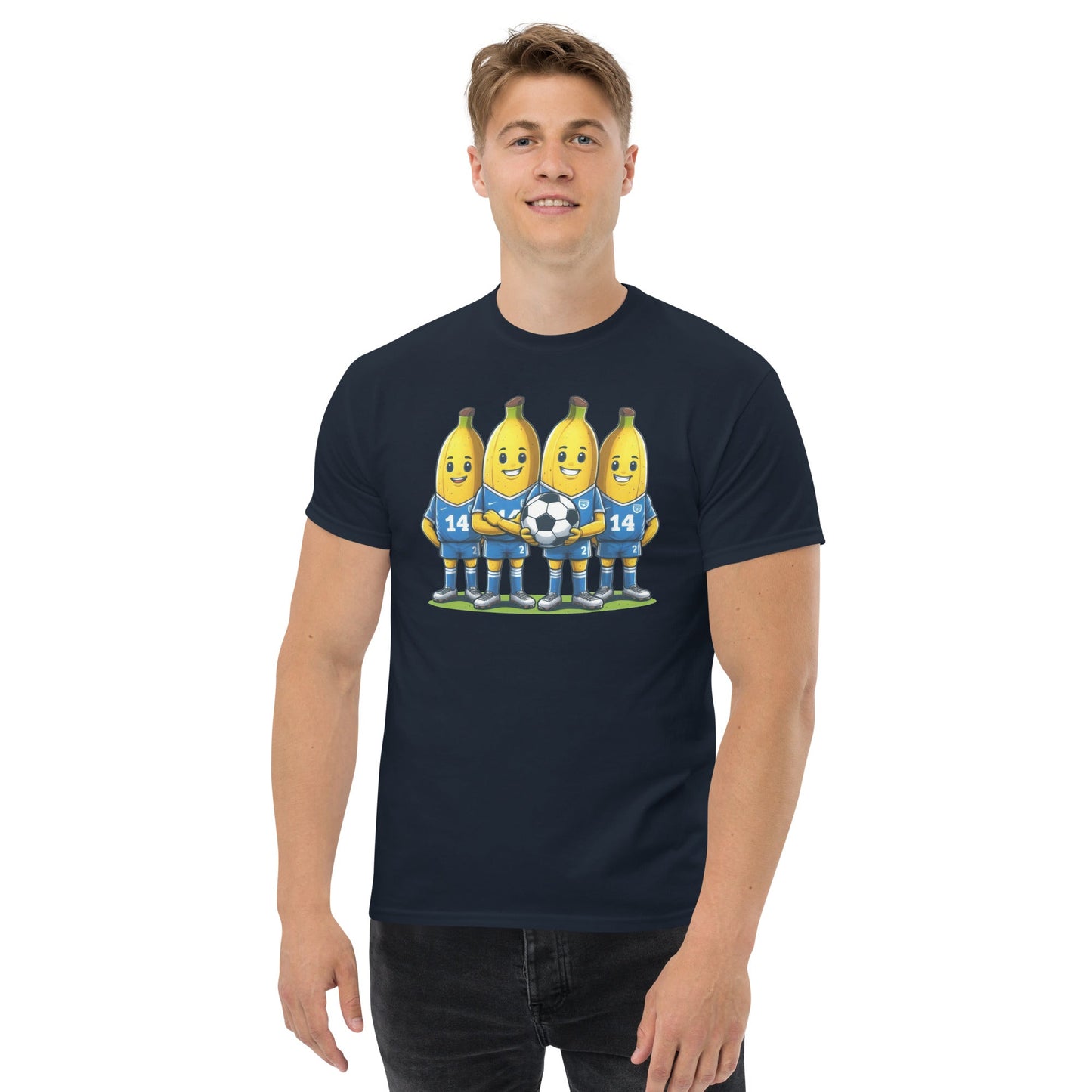 Banana Soccer | Football T-Shirt - Black - T-Shirts Online
