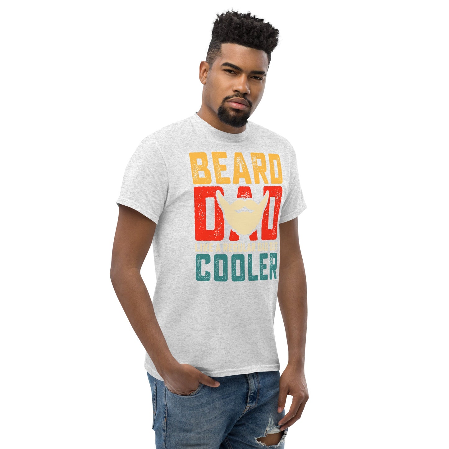 Beard Dad | Father's Day T-Shirt - Black - T-Shirts Online
