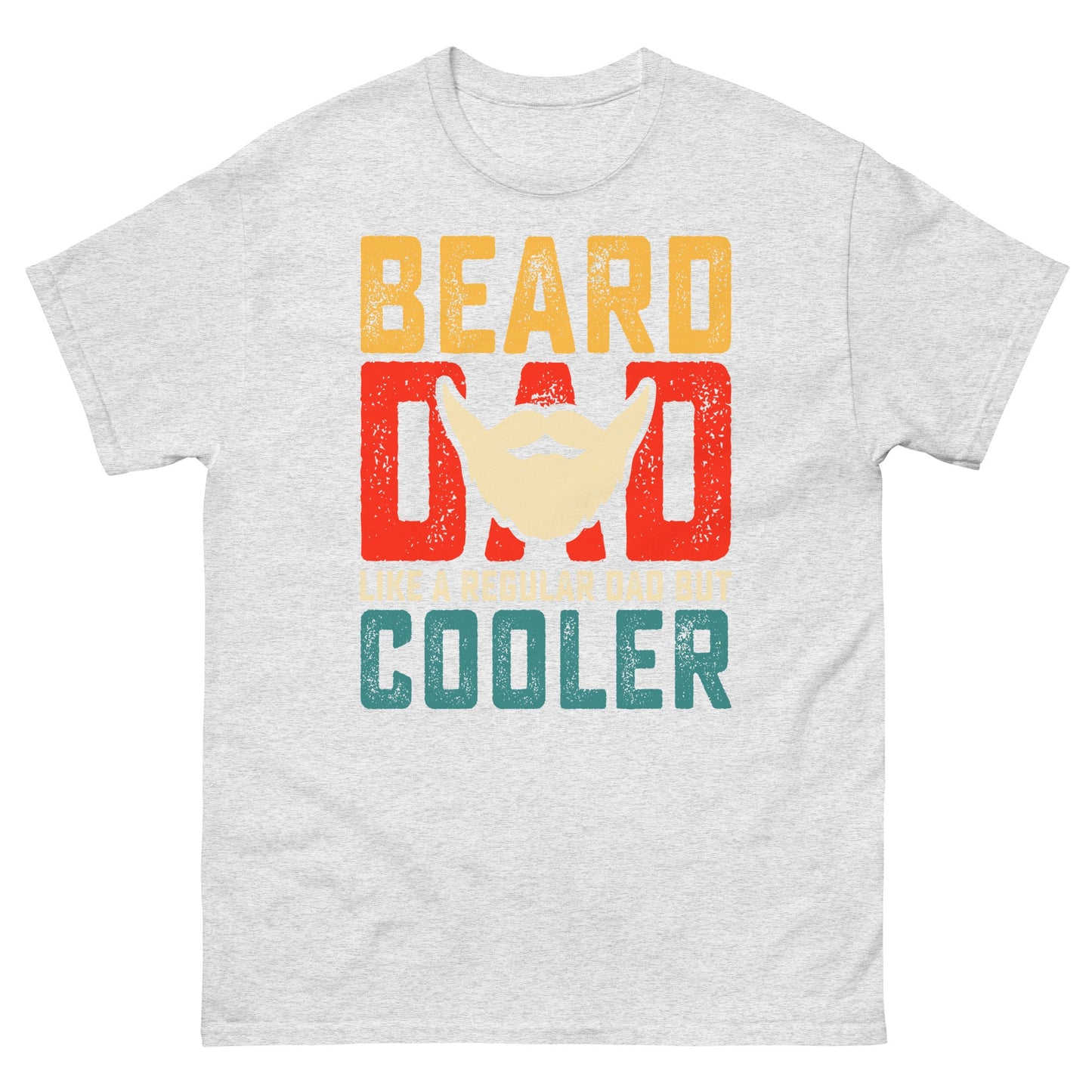 Beard Dad | Father's Day T-Shirt - Ash - T-Shirts Online