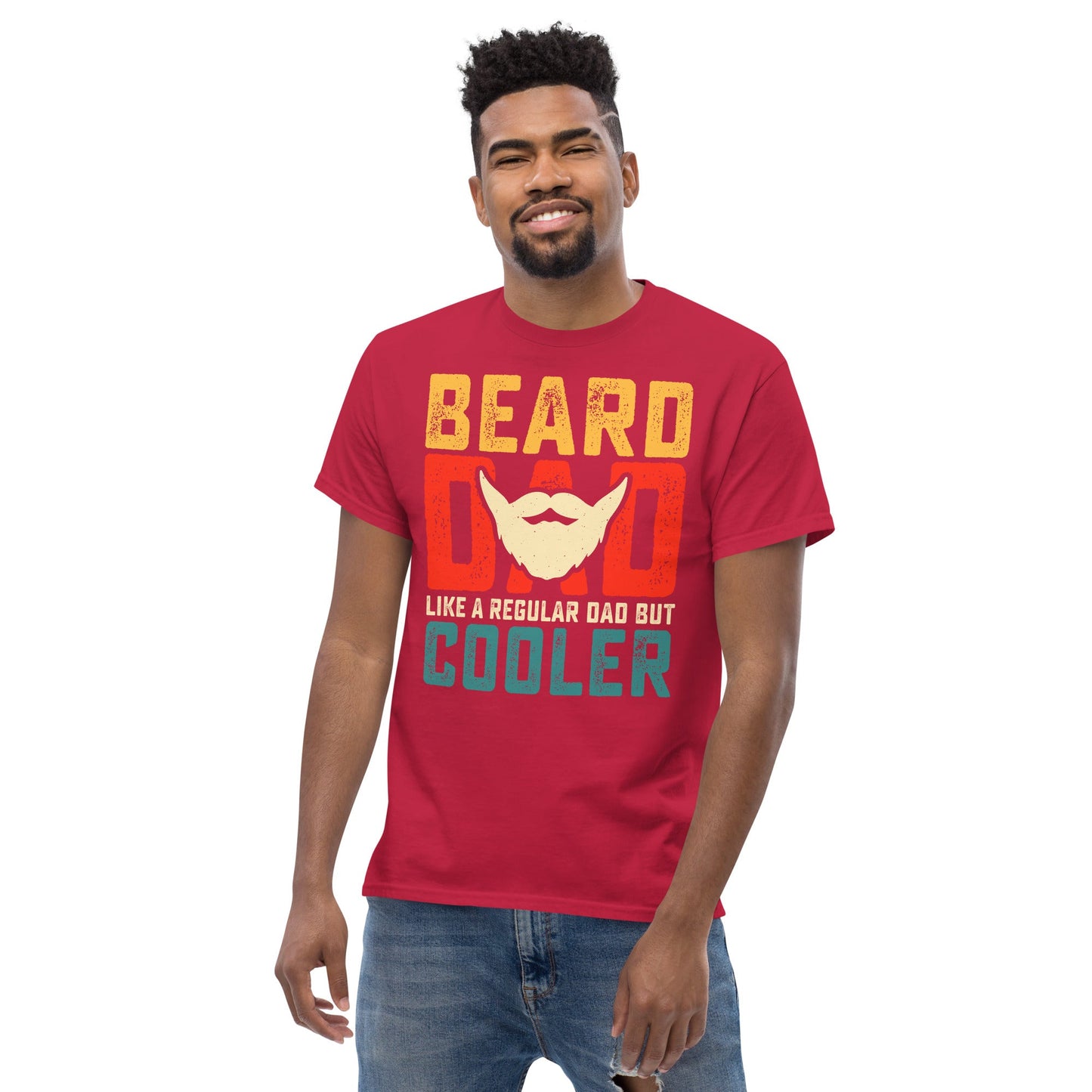 Beard Dad | Father's Day T-Shirt - Black - T-Shirts Online