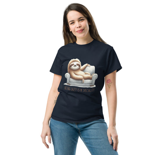 Being Lazy | Sloth T-Shirt - T-Shirts Online