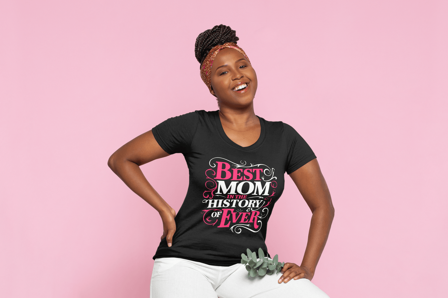 Best Mom in History| Mother's Day T-Shirt - Black - T-Shirts Online