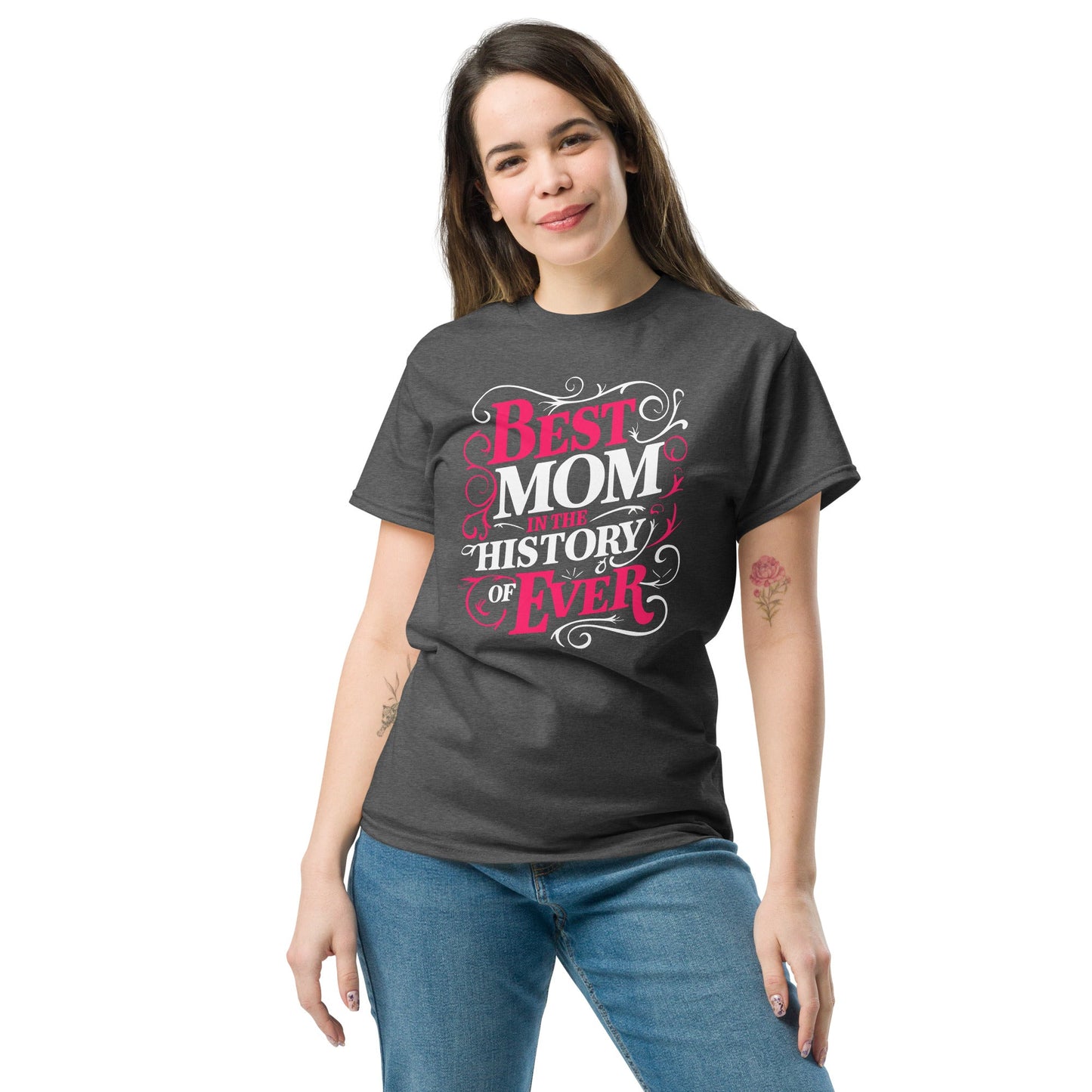 Best Mom in History| Mother's Day T-Shirt - Black - T-Shirts Online