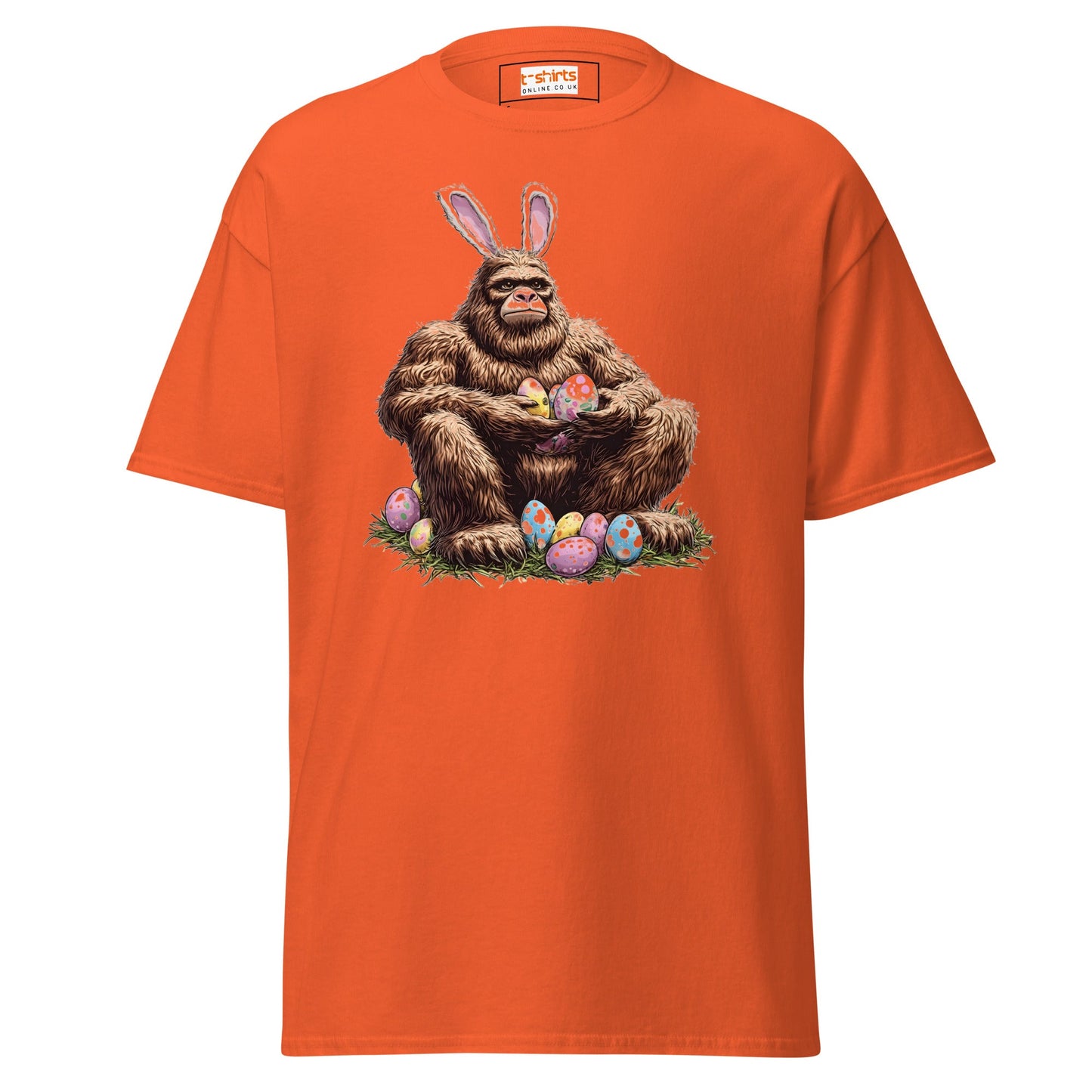 Bigfoot Easter | Easter T-Shirt - Orange - T-Shirts Online