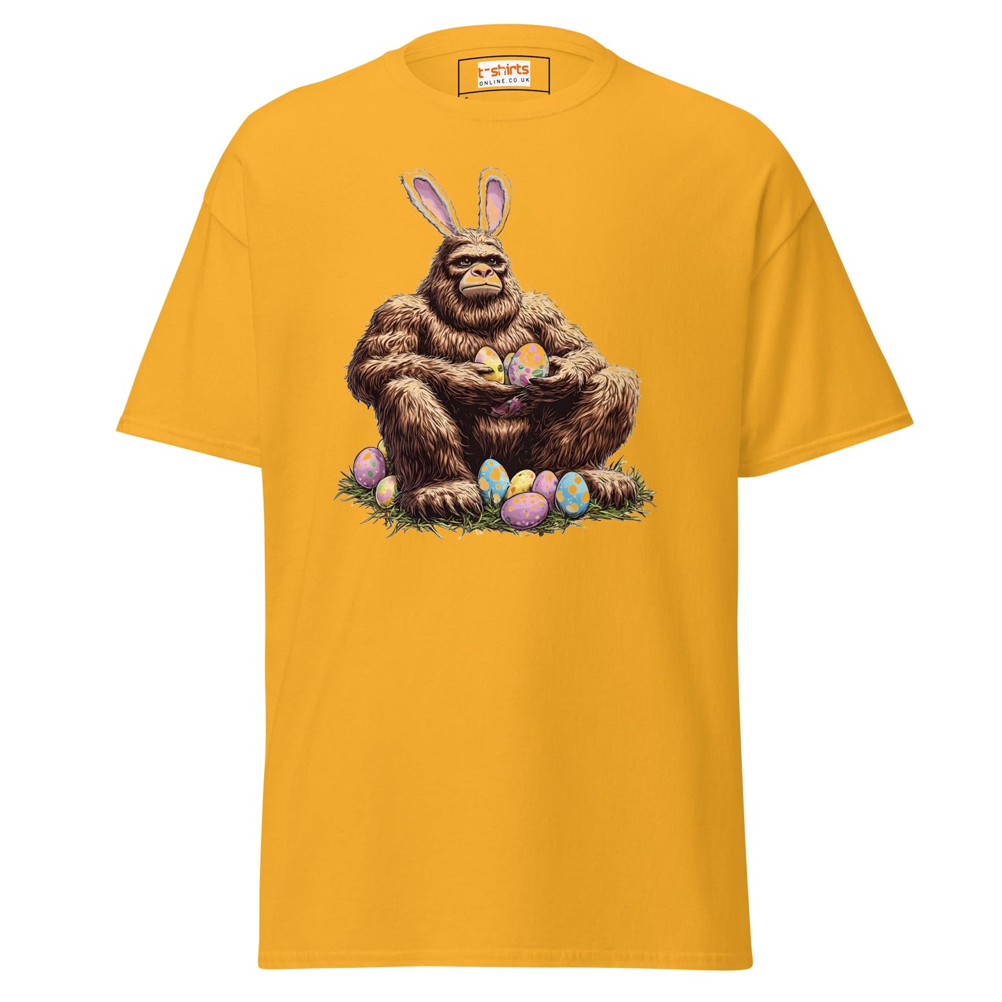 Bigfoot Easter | Easter T-Shirt - Gold - T-Shirts Online