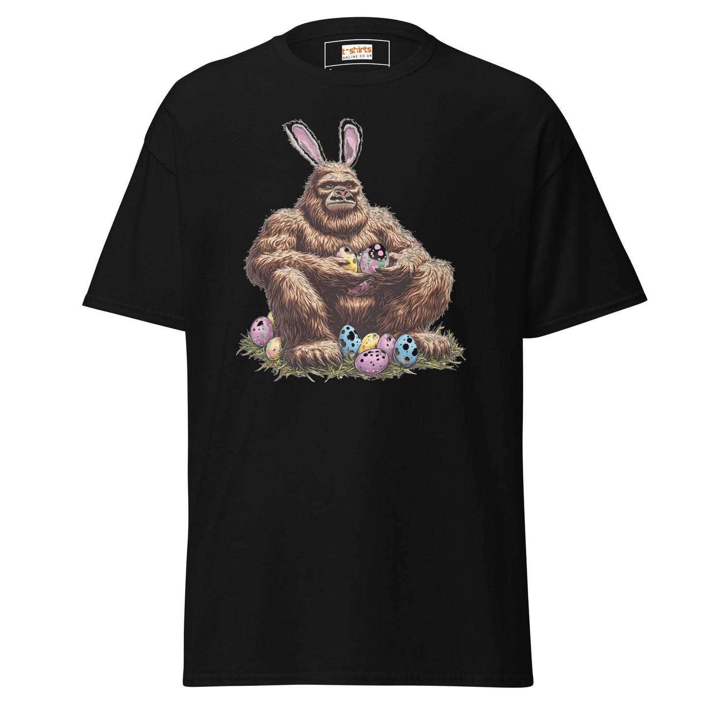 Bigfoot Easter | Easter T-Shirt - Black - T-Shirts Online