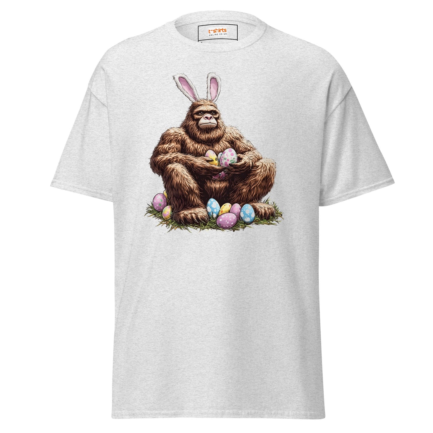 Bigfoot Easter | Easter T-Shirt - Ash - T-Shirts Online