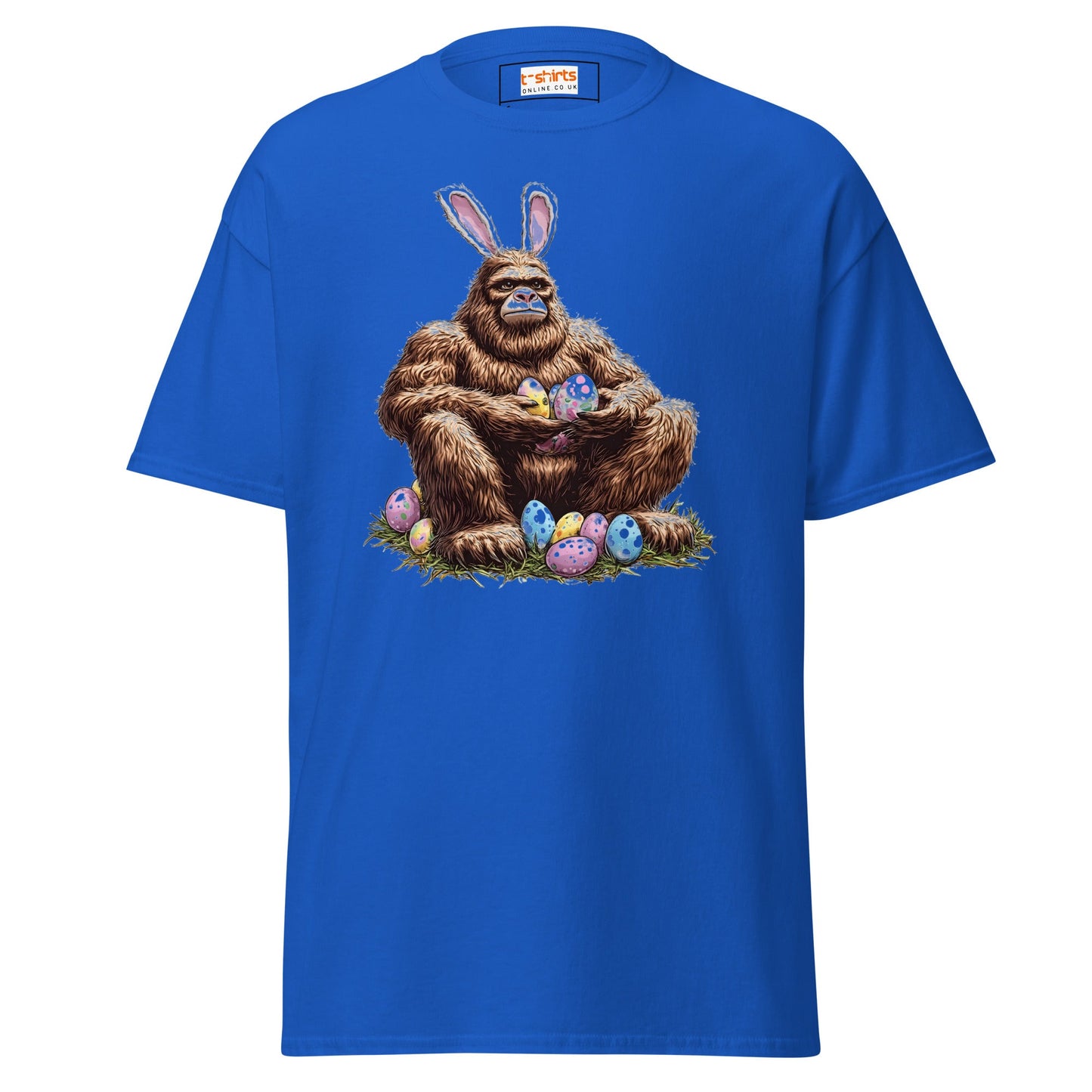Bigfoot Easter | Easter T-Shirt - Royal - T-Shirts Online