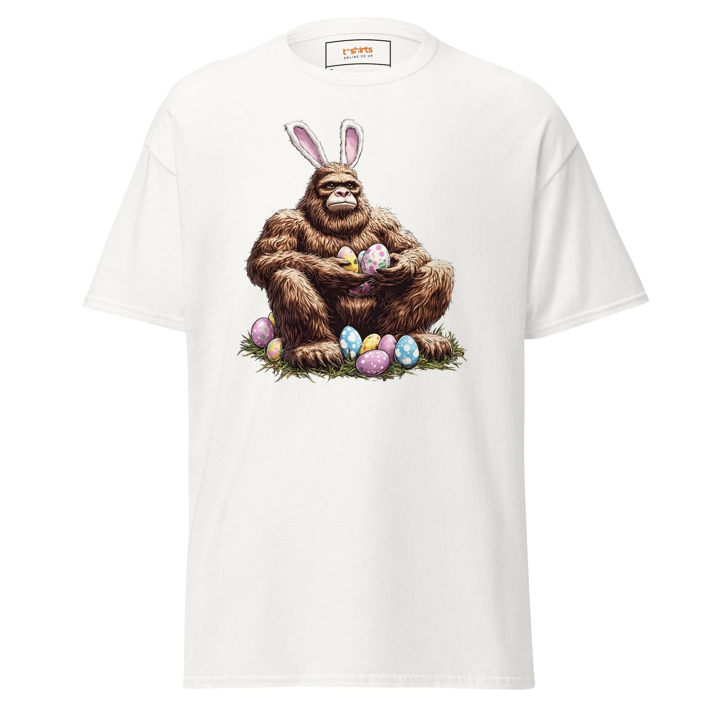 Bigfoot Easter | Easter T-Shirt - White - T-Shirts Online