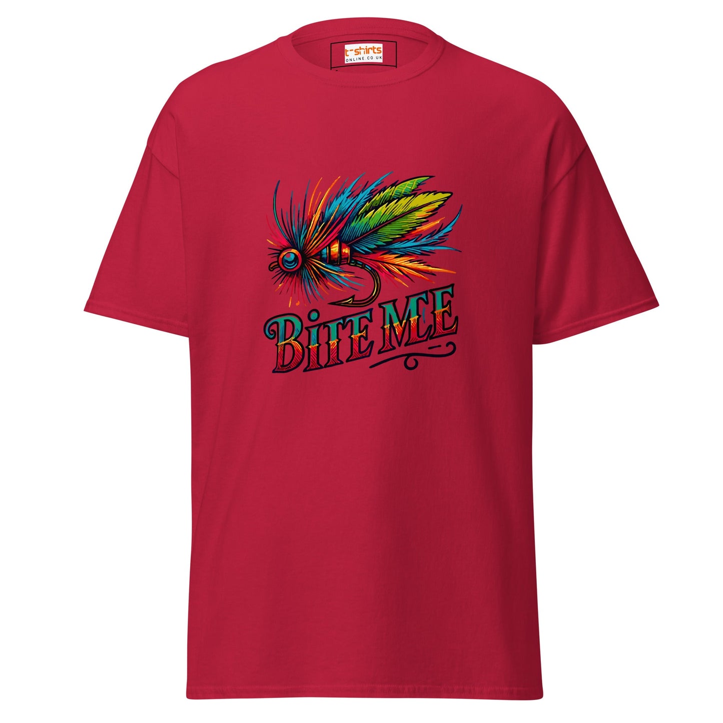 Bite Me | Fishing T-Shirt - Cardinal - T-Shirts Online