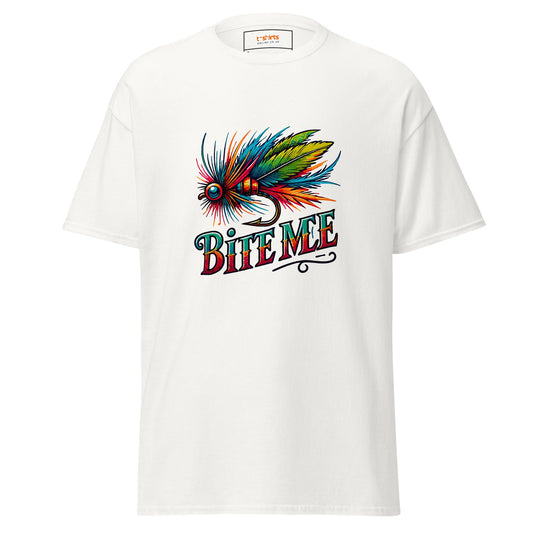 Bite Me | Fishing T-Shirt - White - T-Shirts Online